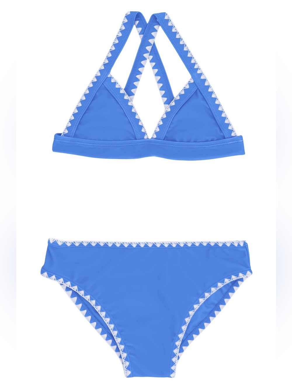 Feather 4 Arrow Coastline Whipstitch Trim UPF 50+ Bikini - Size 6 NEW!